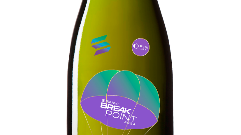 dvin Introduces Limited-Edition Champagne with $VIN Airdrop at Solana Breakpoint