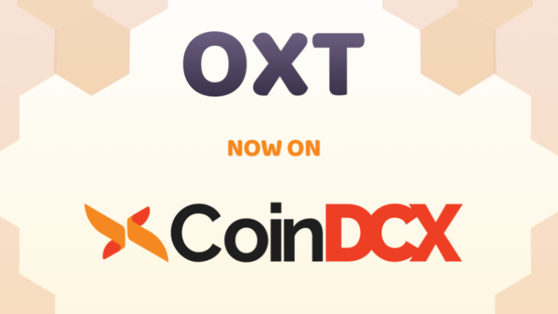 Orchid (OXT) Listed on CoinDCX to Expand Access to Internet Privacy Solutions in India and Asia