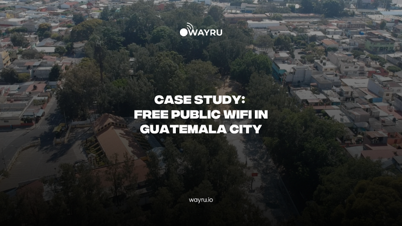 Wayru Launches Free Public WiFi in Guatemala City Park