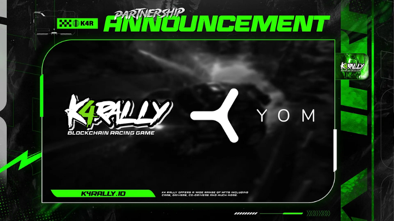 YOM and K4 Rally Partner to Revolutionize Blockchain Cloud Gaming