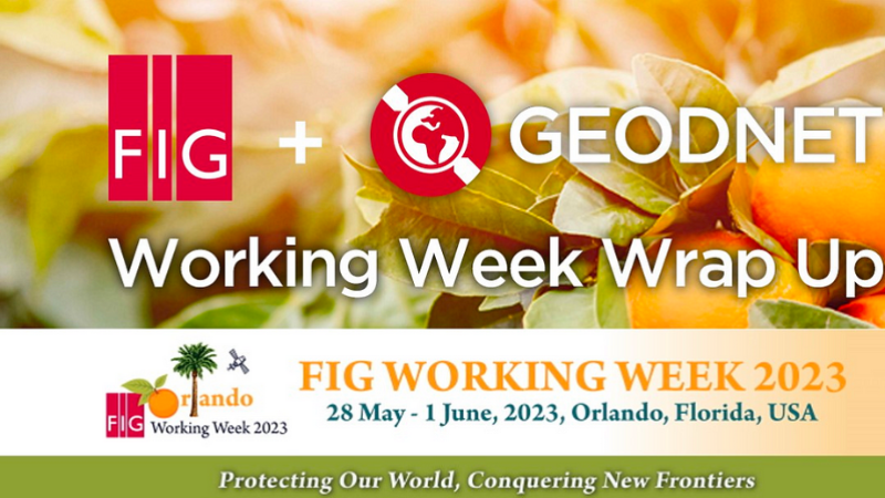 GEODNET's Participation in FIG 2023 Work Week