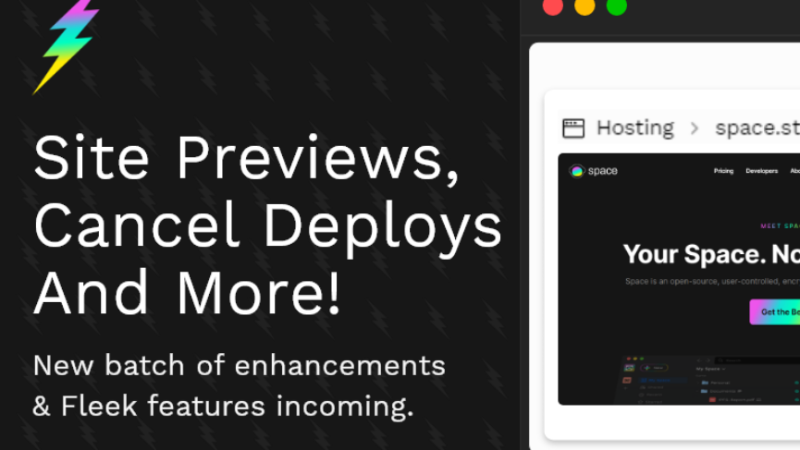 New Features and Enhancements on Fleek