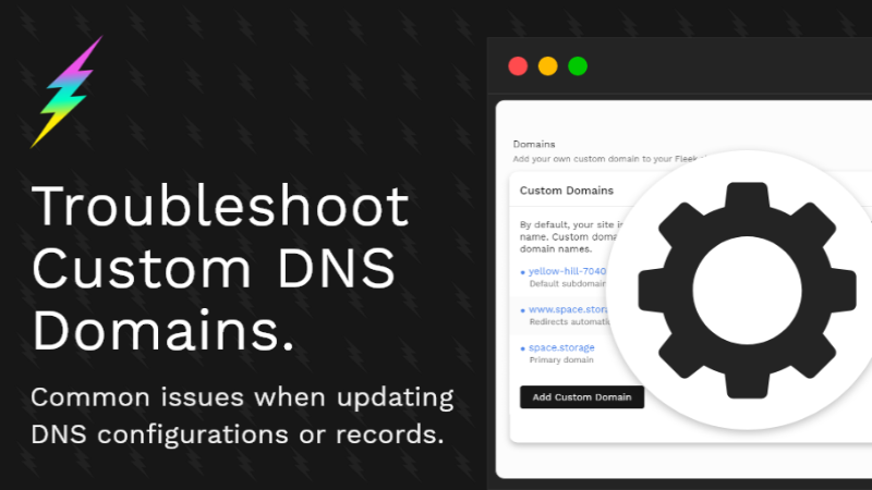 Troubleshooting DNS Configuration and Records on Fleek