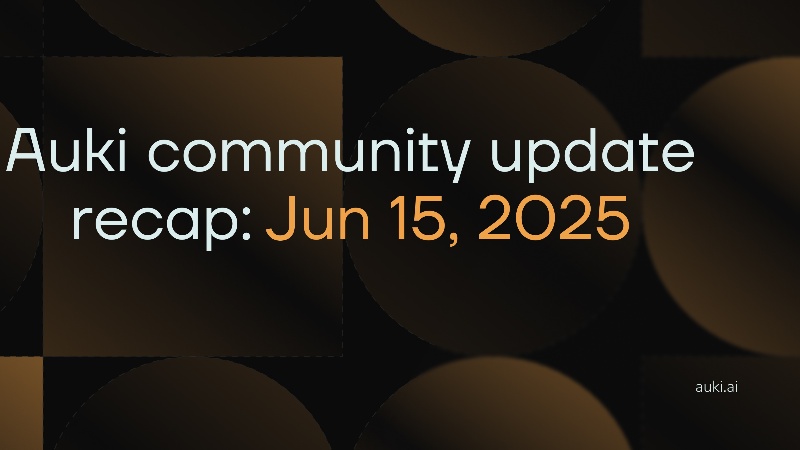 Auki-Network: Recent Developments and Future Plans