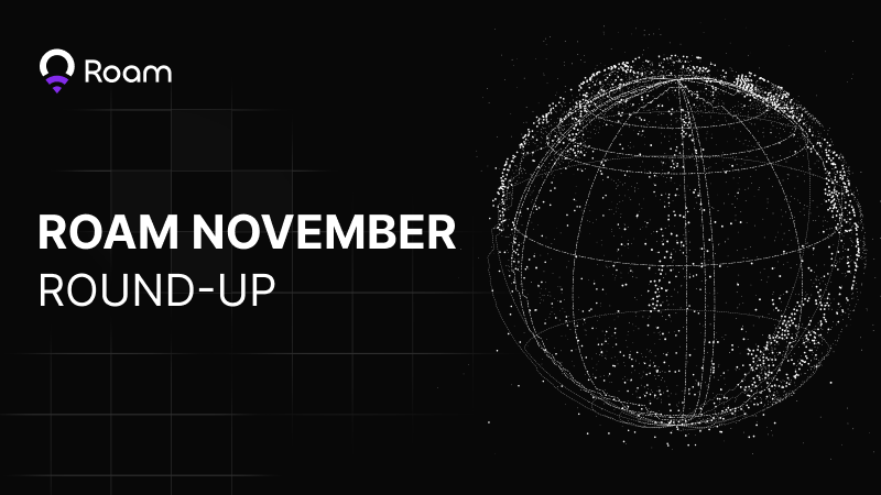 Roam Surges to 1 Million Active Users, Driven by Groundbreaking eSIM Feature and Expanding Global Network