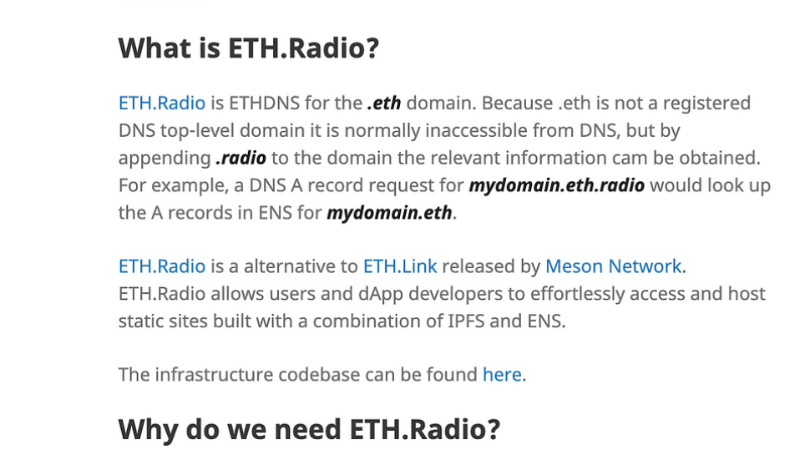 ETH.Radio Launches as a Decentralized Gateway to the Decentralized Web