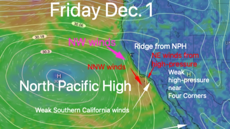 Unusual Weather Patterns Challenge Beach Winds in Southern California