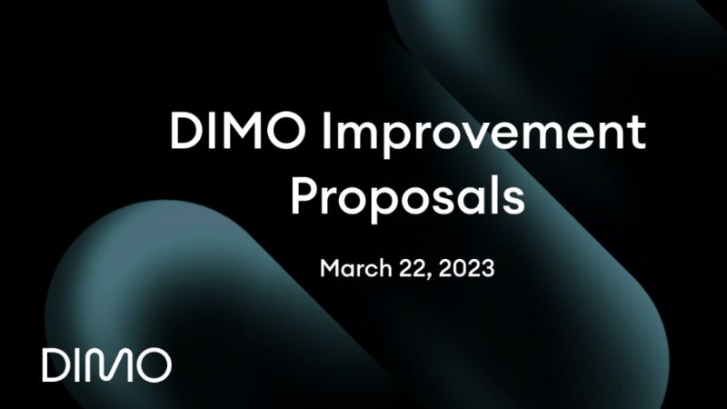 DIMO: Decentralized User-Governed Protocol Update
