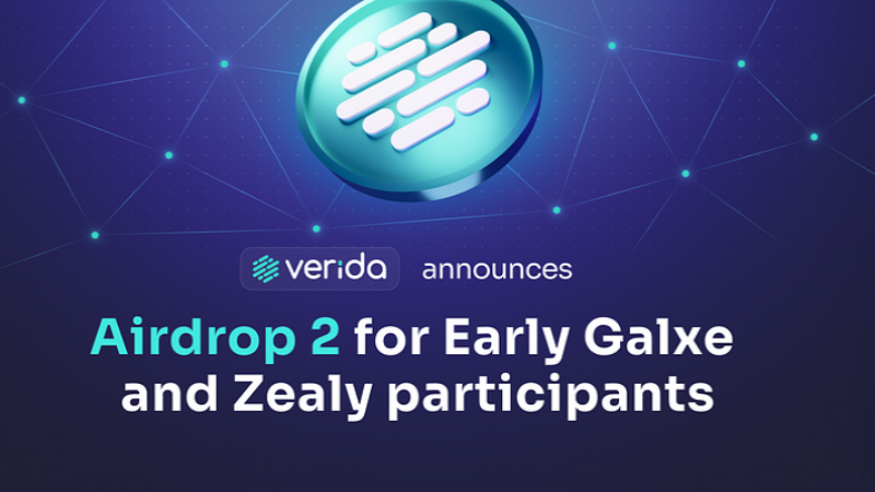 Verida-Network Announces Airdrop 2 with Over 2.2 Million VDA Tokens