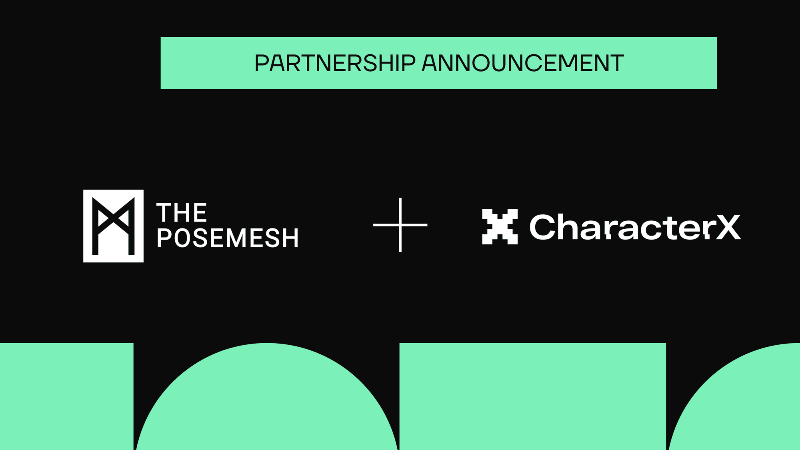 Posemesh and CharacterX Partnership: Revolutionizing AI and AR Experiences