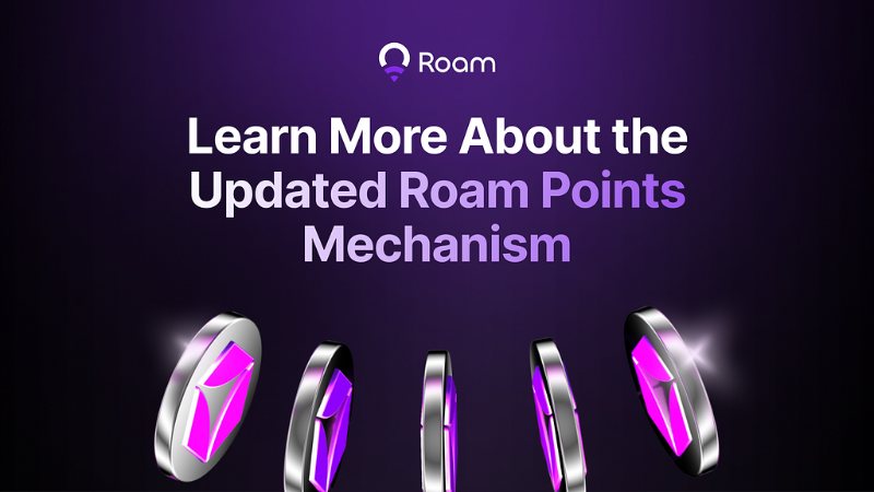 Roam Networks Introduces Upgraded Points Mechanism