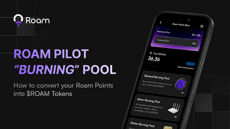 Unveiling Roam Networks' Pilot "Burning" Pools