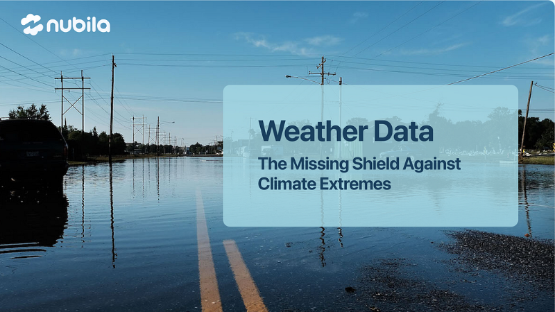 Nubila: Revolutionizing Real-Time Weather Data for AI Applications