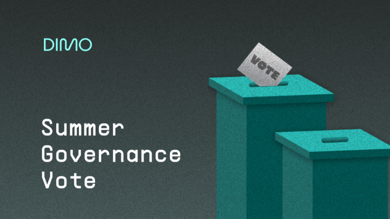 DIMO Governance Proposals and Token Development Updates