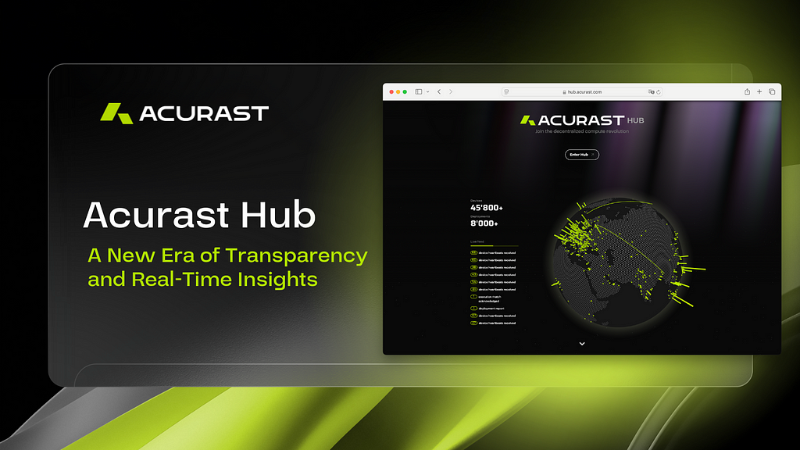 Introducing Acurast Hub: Real-Time Network Insights and Community Engagement