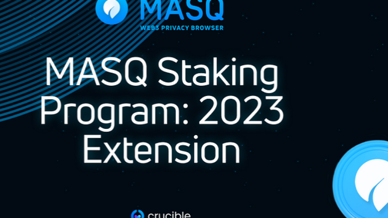MASQ Crucible Staking Program Extended for 60 Days on Polygon Network