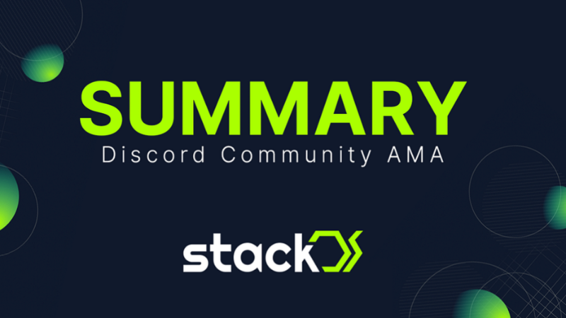 StackOS Community Call: Updates and Future Plans