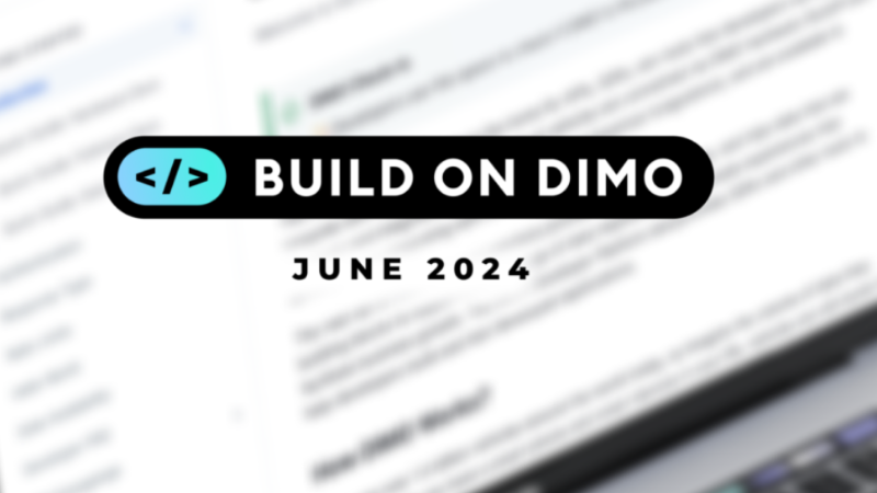 DIMO Developer Platform Unveils New Features and Integrations