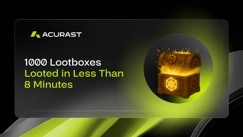 Acurast's Cloud Rebellion Seizes 1000 Lootboxes in Record Time