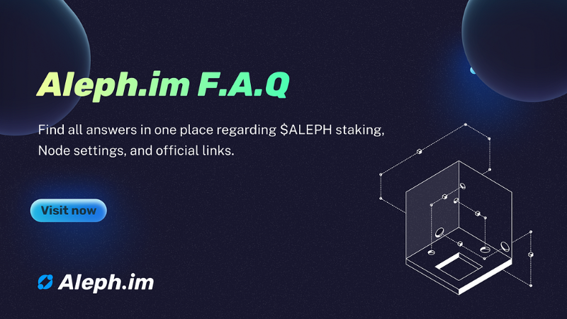 FAQs on aleph.im for Stakers, Node Operators, and Liquidity Providers