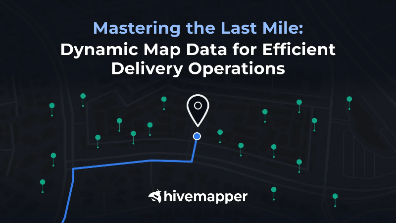 Hivemapper Optimizes Delivery and Trucking Operations with Granular Mapping Data