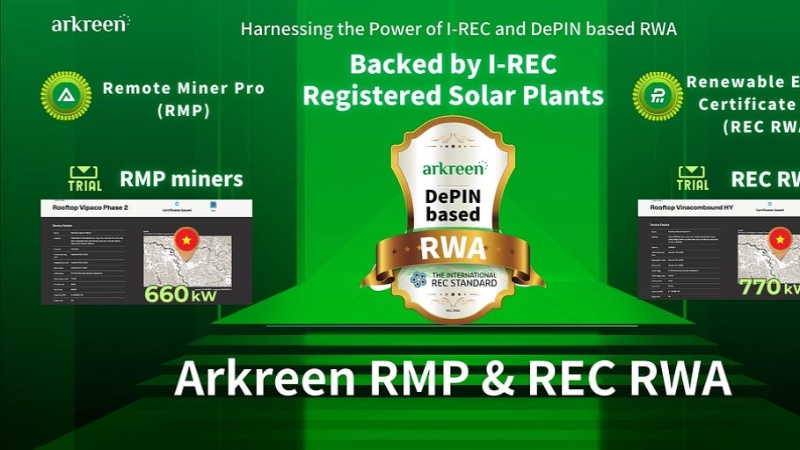 Arkreen Launches Remote Miner Pro and Renewable Energy Certificate RWA