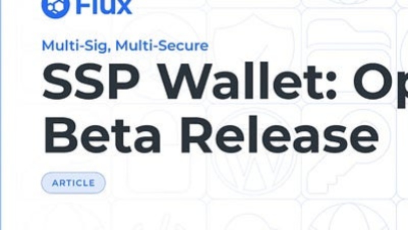 Flux Set to Launch Open Beta for Next-Generation SSP Wallet Technology