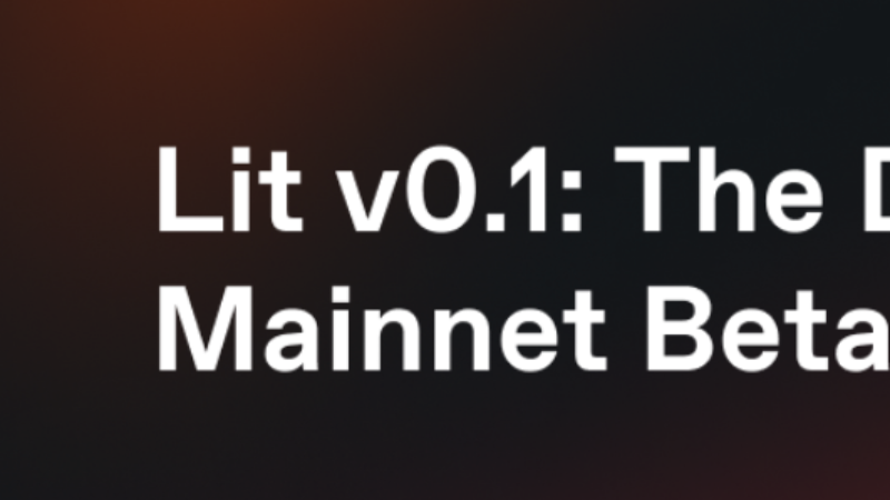 Lit Protocol Launches Datil Mainnet Beta