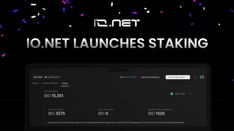 io.net Launches Staking Program to Strengthen Decentralized Compute Network