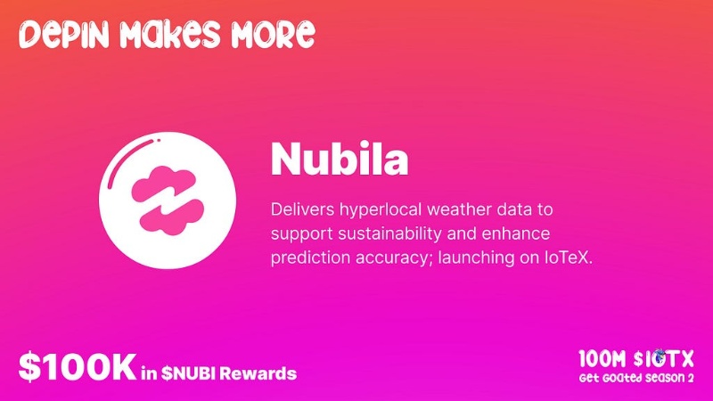 IoTeX and Nubila Collaborate to Bring DePIN Initiatives and Environmental Data Oracle