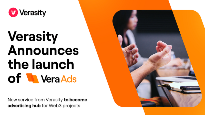Verasity Launches VeraAds to Monetize Web3 Publishers and Expand Advertising Opportunities