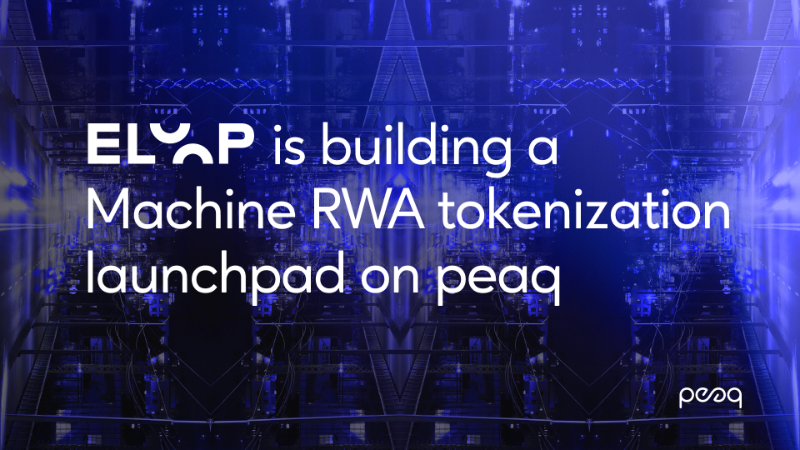 ELOOP Launches Groundbreaking Tokenization Platform on peaq