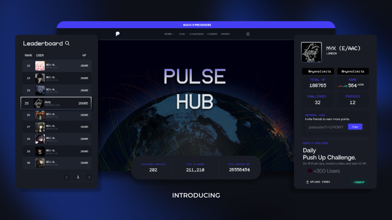 Pulse Hub: Where Fitness Meets Rewards