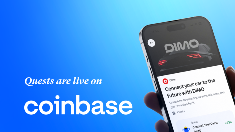 DIMO Partners with Coinbase to Offer Learning Rewards in Crypto