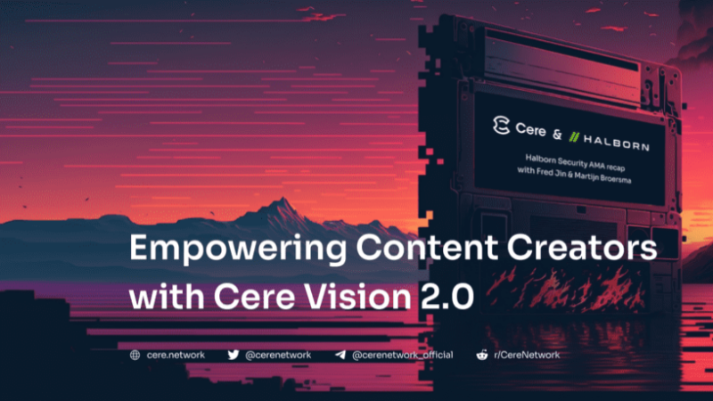 Cere Network AMA Recap: Web3 Features and Decentralized Data Cloud