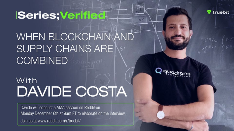 Truebit: Bringing Blockchain to the Supply Chain - An Interview with Davide Costa