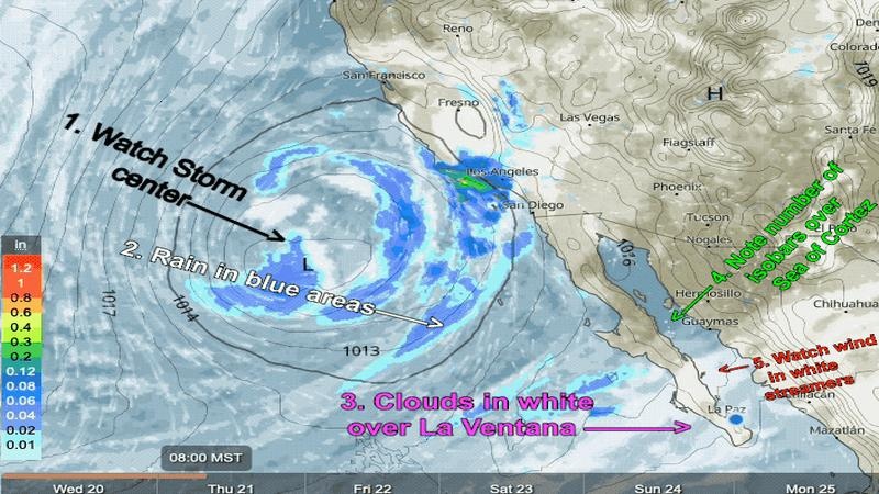 WeatherFlow: Daily Wind and Cloud Forecast for La Ventana and Los Barriles