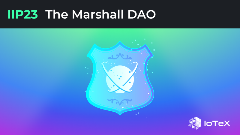 The Marshall DAO: Empowering IoTeX Stakeholders to Shape the Future of DePINs