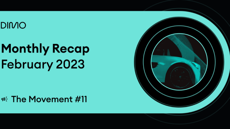 DIMO Project Update: Wallet and Vehicle Sharing Features Now Live