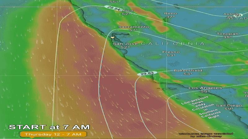 Unusually Strong Winds and Early Winter Storms Impact Southern California and San Francisco Bay Area