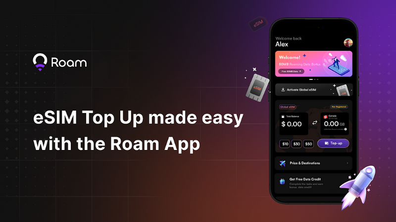 Explore the World with Roam eSIM