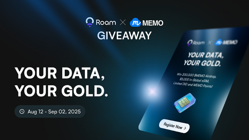 Roam Networks Partners with MemoLabs for Exciting Giveaway Event