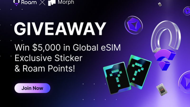 Roam Networks Partners with Morph for $5,000 Giveaway Event