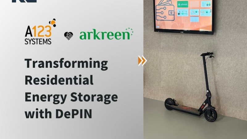 Arkreen and A123 Systems Showcase Integrating Residential Energy Storage with IoT and Blockchain at RE+