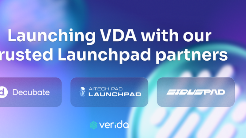 Verida Network Launches Verida Storage Credit Token (VDA)