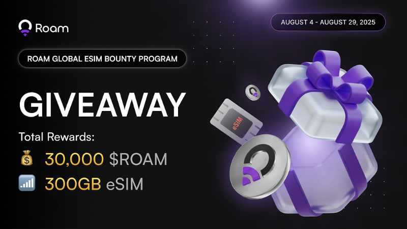 Roam Global eSIM Bounty Program: Earn $ROAM and Data Rewards!