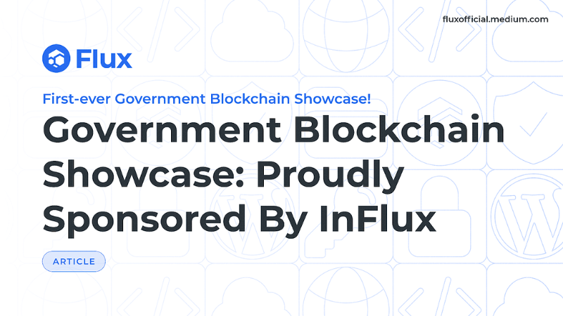 InFlux Technologies Sponsors Government Blockchain Showcase