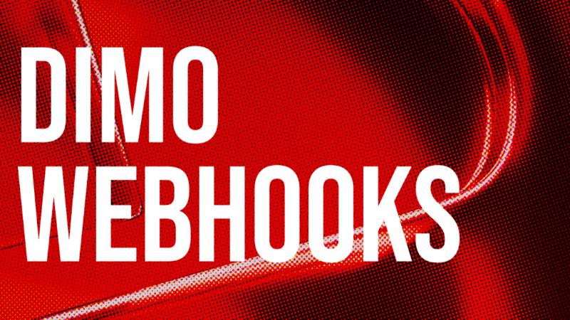 Introducing DIMO's Revolutionary Vehicle Events API