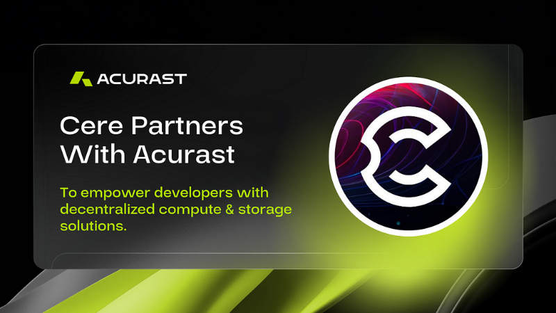 Acurast and Cere Network Partner to Enhance Decentralized Cloud Computing