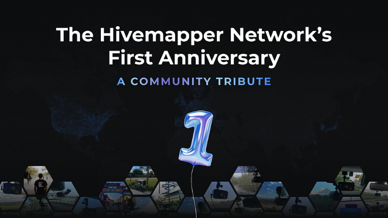 Hivemapper Celebrates One Year of Mapping with a Global Community